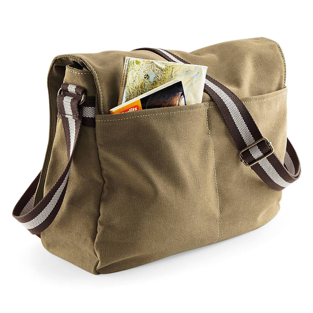 Quadra QD610 - Vintage Canvas Despatch Bag