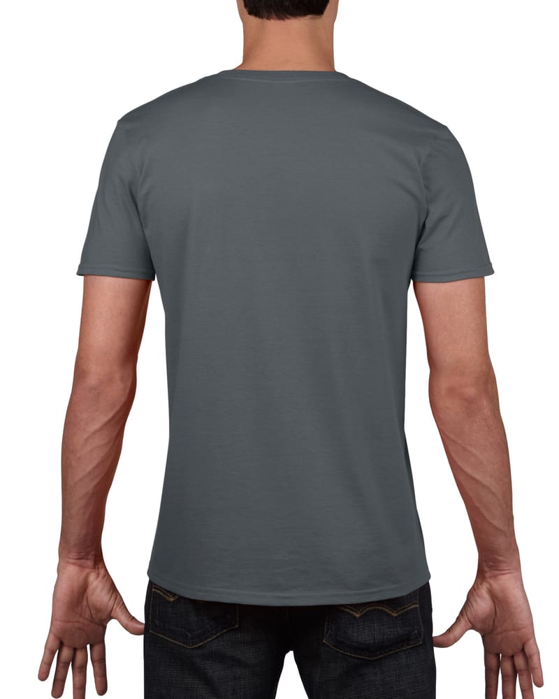 Gildan GN646 - V-ringad T-shirt herr 100% bomull