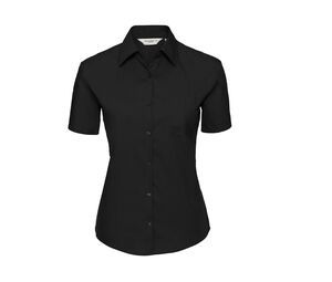 Russell Collection JZ37F - Kortärmad tröja för kvinnor Black
