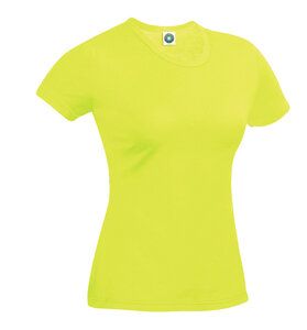 Starworld SW404 - T-shirt med prestanda för kvinnor Fluorescent Yellow