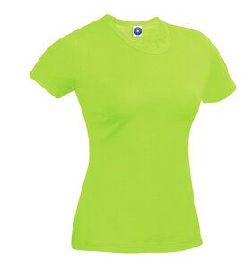 Starworld SW404 - T-shirt med prestanda för kvinnor Fluorescent Green
