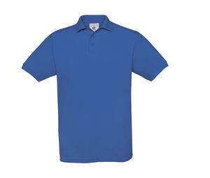 B&C BC410 - Saffran bomullspoloshirt för män Royal blue