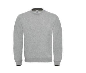 B&C BCID2 - Bomullströja med rund hals Heather Grey