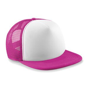 Beechfield BF64B - Barn Snapback Trucker Cap Fuchsia/white