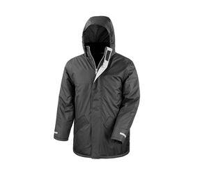 Result RS207 - Vinterparka med fleecekrage Black