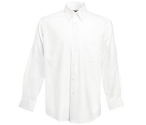 Fruit of the Loom SC400 - Oxfordskjorta för män White