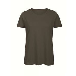 B&C BC043 - Ekologisk bomullst-shirt för kvinnor Kaki