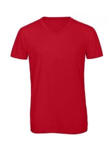 B&C BC057 - Herr Vol V Tri-Blend T-shirt Red