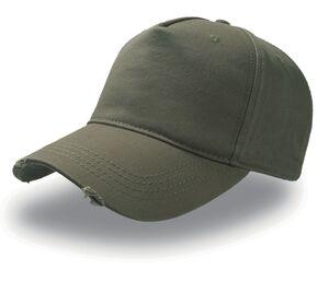 Atlantis AT052 - 5 pannor Vintage Style Cap Olive Green