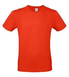 B&C BC01T - T-shirt herr 100% bomull Fire Red