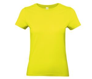 B&C BC04T - T-shirt Dam 100% bomull Pixel Lime