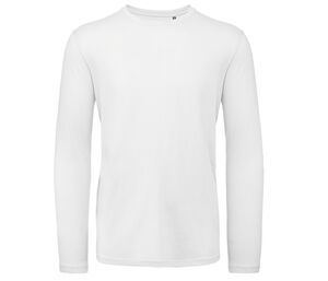 B&C BC070 - Ekologisk bomull herr långärmad T-shirt White