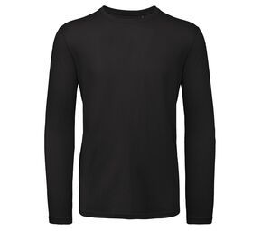 B&C BC070 - Ekologisk bomull herr långärmad T-shirt Black