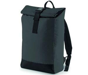 BagBase BG138 - Reflective roll-top backpack Black Reflective