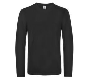 B&C BC07T - Långärmad T-shirt för män Black