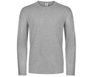 B&C BC07T - Långärmad T-shirt för män Sport Grey