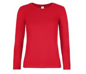 B&C BC08T - Långärmad T-shirt för kvinnor Red