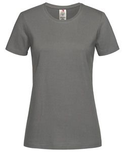 Stedman STE2620 - T-shirt Crewneck Classic-T Organic for her Real Grey
