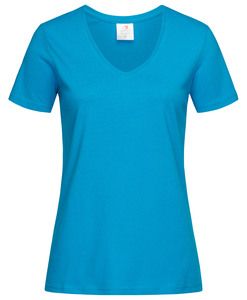 Stedman STE2700 - T-shirt V-Neck Classic-T SS for her Ocean Blue