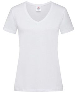 Stedman STE2700 - T-shirt V-Neck Classic-T SS for her White