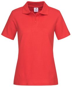 Stedman STE3100 - Polo SS for her Scarlet Red