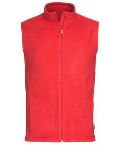 Stedman STE5010 - Polar Fleece Vest Active for him Scarlet Red