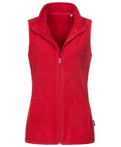 Stedman STE5110 - Polar Fleece Vest Active for her Scarlet Red