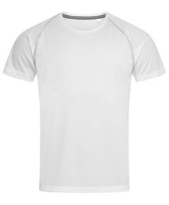 Stedman STE8030 - T-shirt Crewneck raglan for him White