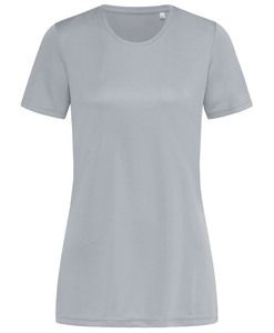 Stedman STE8100 - T-shirt Interlock Active-Dry SS for her Silver Grey