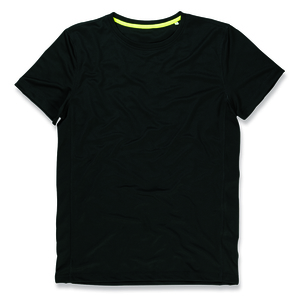 Stedman STE8400 - T-shirt Set-in Mesh Active-Dry SS for him Black Opal