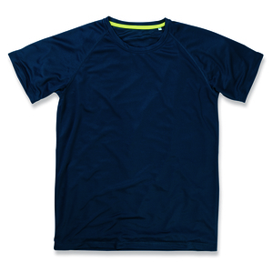 Stedman STE8410 - T-shirt Raglan Mesh Active-Dry SS for him Marina Blue
