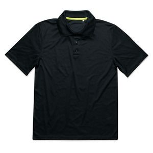 Stedman STE8450 - Polo Mesh ActiveDry SS Black Opal