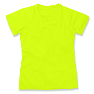 Stedman STE8500 - T-shirt Raglan Mesh Active-Dry SS for her Cyber Yellow
