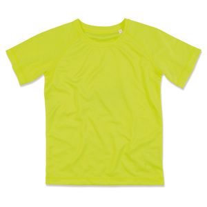 Stedman STE8570 - T-shirt Raglan Mesh Active-Dry SS for kids Cyber Yellow