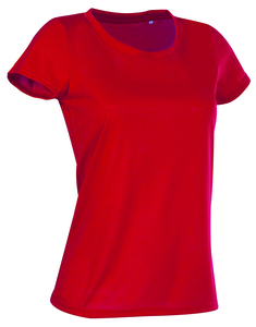 Stedman STE8700 - T-shirt CottonTouch Active-Dry SS for her Crimson Red