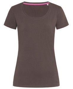Stedman STE9700 - T-shirt Crewneck Claire SS for her Dark Chocolate