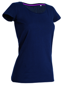Stedman STE9700 - T-shirt Crewneck Claire SS for her Marina Blue