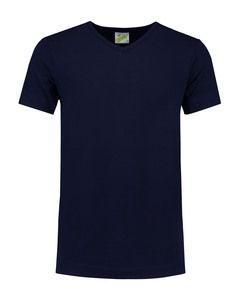 Lemon & Soda LEM1264 - T-shirt V-neck cot/elast SS for him Dark Navy