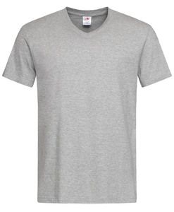 Stedman STE2300 - T-shirt V-Neck Classic-T SS for him Grey Heather