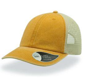 Atlantis AT158 - Casquette 6 panneaux Case Mustard / Stone