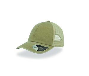 Atlantis AT158 - Casquette 6 panneaux Case Khaki/ Stone