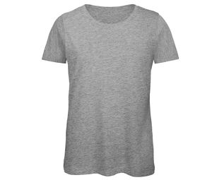 B&C BC043 - Ekologisk bomullst-shirt för kvinnor Sport Grey