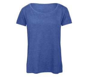B&C BC056 - Tri-Blend T-shirt dam Heather Royal Blue