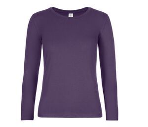 B&C BC08T - Långärmad T-shirt för kvinnor Urban Purple