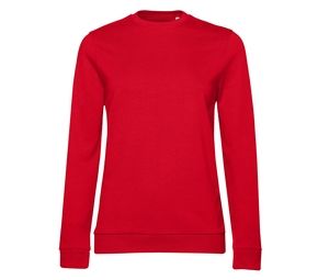 B&C BCW02W - Women's Round Neck Sweatshirt # woman Red