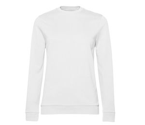 B&C BCW02W - Women's Round Neck Sweatshirt # woman White