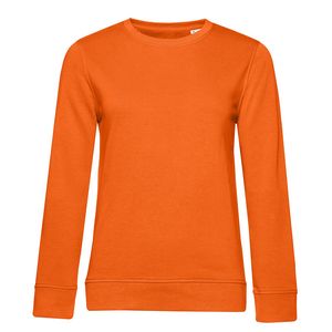 B&C BCW32B - Ekologisk tröja med rund hals för kvinnor Pure Orange