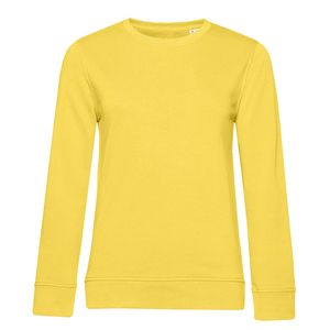 B&C BCW32B - Ekologisk tröja med rund hals för kvinnor Yellow Fizz