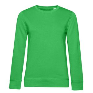 B&C BCW32B - Ekologisk tröja med rund hals för kvinnor Apple Green