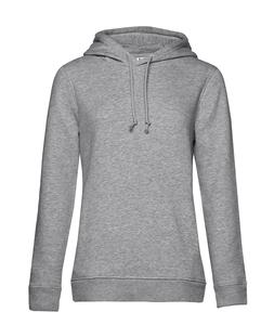 B&C BCW34B - Ekologisk luvtröja för kvinnor Heather Grey